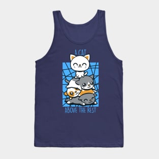 Cute Funny Kawaii Cats Bonding Funny Saying Gift For Cat Lovers Tank Top